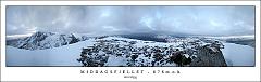 Panorama - Middagsfjellet 678 moh - 50 pst